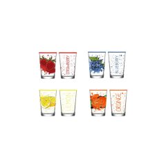 205ml Glass - Fruit pattern